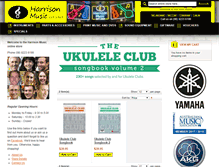 Tablet Screenshot of harrisonmusic.com.au